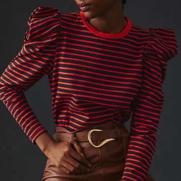 Clare V Tops - Clare V Le Puff Long Sleeve Tee Large